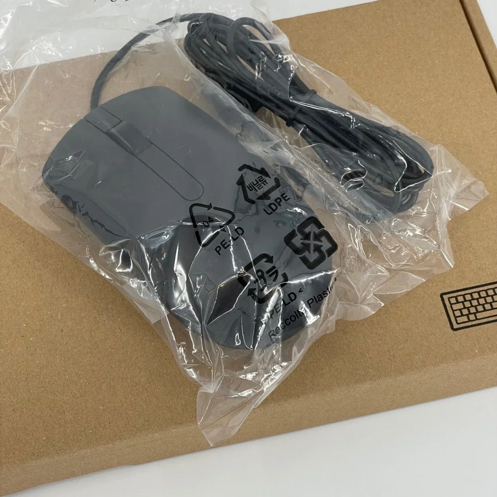 Dell KB216 Wired USB Keyboard Mouse Black Full Size QWERTY New in Package